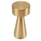 (C Gold) Portable Led Table Lamp With Touch Sensor 3 Color Temperature Dimmin