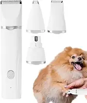 Paw Trimmer for Dogs | Dog Hair Trimmer | 4-in-1 Electric Clippers Accessories Tool Scissors Groomer Professional Haircare for Home