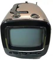 Claybrook 5 in 1 Compact TV Companion 5” TV Radio Compass Flashlight Thermometer