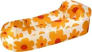 Inflatable Sofa – Portable Couch Chair Inflatable Lounger for Beach, Travel, and Pool | Lightweight Air Couch with Carry Bag, Quick Inflate Outdoor Furniture for Camping, Hiking, Festivals