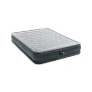 Intex Dura-Beam Comfort Plush Inflatable Queen Airbed Mattress w/ Built-In Pump