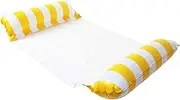 Portable PVC and Nylon Mesh Material Water Hammock Pool Float Raft Lounge for Adults Parties Beach Inflatable Tubes Floaties Toys Inflatable LWX