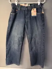 Levi's 550 Husky Jeans Boys Size 8H 28x23 Relaxed Fit Denim Blue Youth