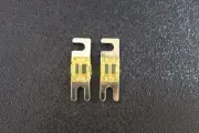 2 PK 100 AMP MINI ANL FUSES NICKEL PLATED INLINE AFC AFS BLADE AUTO CAR MANL100