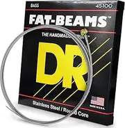 DR FAT-BEAM - Stainless Steel Bass Strings: Light to Medium 45-100