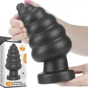 Lovetoy King Sized 7'' Vibrating Anal Cracker Butt Plug Dildo