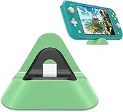 Protable Charging Dock for Nintendo Switch Lite, Stable Support Stand Charging Station for Switch Lite with Type C Input Port (Light Green)