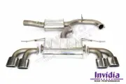 Invidia Q300 Non-Valved Catback Exhaust w/Oval SS Rolled Tips for VW Golf R Mk7