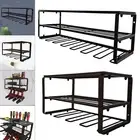 Hand Power Tool Organizer Rack Floating Tool Shelf Wall Mounted for Garage