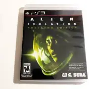 ALIEN ISOLATION NOSTROMO EDITION - Sony PlayStation 3 - Case Only/No Game