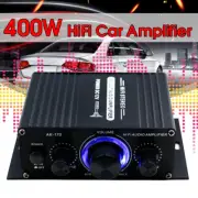 400W Power Amplifier HiFi Stereo Home Audio Digital Car Amp MP3 MIC USB Mini 12V