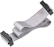 XYWHPGV IDC Wire Flat Cable FC/FC Connector A-type 12Pins 2.54mm Pitch 30cm Length Gray(fa8b5 49b15 ba984 4be74 6afa9 8cccc