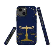 For Apple iPhone 13 mini Case, Armour Back Cover, Libra Drawing