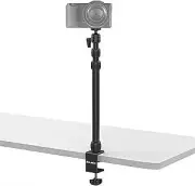 Adjustable DSLR Camera Desk Mount with C Clamp for Live Streaming and Photograp