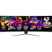 MSI MPG 491CQPX 49" DQHD 240Hz QD-OLED Curved Gaming Monitor