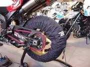 Bihr Home Track EVO2 Autoregulated Tire Warmer Front 120 / Rear 180-200mm Black