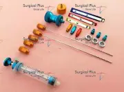Lipo Super Luer Lock Facial Contouring Set Of17 Cosmetic Plastic Surgery Suction