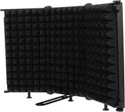 SAFIGLE 1pc Microphone Noise Reduction Board Mic Foam Microphone Noise Cancelling Mic Reflection Filter Sound Absorber Panel Noise Canceling Microphone 3-panel Filter Folding Shield Sponge