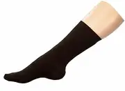 [Steiner] 0704bl, Thermal Socks Unisex Children, black, M/L