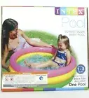 Inflatable Swimming Pool Outdoor Sunset Glow INTEX 34" x 10" Ages 1-3 free ship