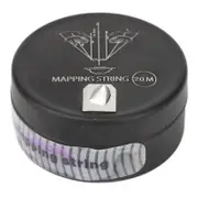 20M Eyebrow Microblading String Pre Inked Hypoallergenic Measuring Tool Eyebrow Mapping String Purple
