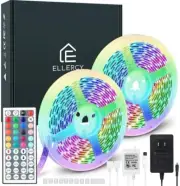 32ft LED Strip Lights Remote Control Bedroom 5050 RGB LED Light Changing Strips