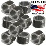 10 - Steel Universal Weld On Bar Clamp 1-3/4" Roll Cage Fabrication Mount 4 Bolt