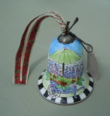 Hand-Painted Ceramic Bell Art Pottery Bell