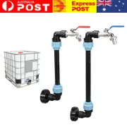 1Set IBC 3/4 Tap Gooseneck Adapter Container Fittings Rain Water Tank Durable AU