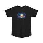 Celestial Lake Beyond the Forest, TALL- Unisex Long Body Urban Tee, Fantasy Lore
