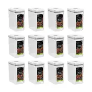 12PK Lemon & Lime Pop-Up Lid Pantry Storage Container Rectangle 1.75L 18.5cm