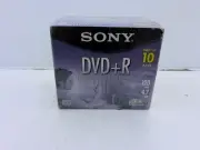 Sony DVD+R 1x - 16x Recordable 120-minute 4.7GB 10DPR47R4 10-Pack FAST SHIP