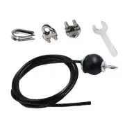 Steel Wire Rope LAT Pulldown Cable Replacement Pulley Cable for Exercise Gym