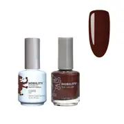 Lechat Nobility NBCS023 Coffee - UV LED Gel & Nail Polish Lacquer Duo 15ml