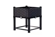 Green Fingers Garden Bed 40x40x23cm PP Planter Box Raised Container Growing Herb