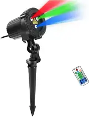 Laser Christmas Lights,Outdoor Garden Laser Lights Projector,3 Color