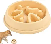 Slow Feeder Dog Bowls | Slow Eating Dog Bowl | Interactive Dog Feeder Bowl | Dog Food Bowls Non-Slip Dog Slow Feeder | Anti-Gulping Dog Puzzle Feeder Cat Slow Feeder Bowl for Healthy Eating Home