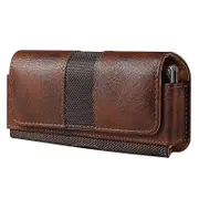 For Samsung Galaxy Z Fold5 5G/Huawei Mate X3 5G Waist Bag Pu+Oxford Cloth Cellphone Belt Case