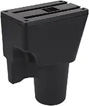 KIXURO Car Armrest Box Centre Console Storage Box with USB Interior Car Styling Accessory, for Kia, for Picanto Auto Console Organizer Box(Black Base Only)