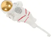 ERINGOGO Astronaut Shape Wall Hook Self Adhesive Decorative Clothes Hanger for Bedroom Bathroom Entryway Damage Design for Vintage Space Themed Decor