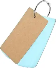 GRADENEVE Create Your Own Flashcards 400 Blank Note Cards Ring for Studying Scrapbooking DIY