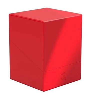 Ultimate Guard 100+ Boulder Standard Size Deck Case Box Solid Red