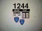 Oakland California Police Vehicle Decals Custom 1:24