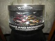 HOT WHEELS*SNAKE and MONGOOSE*35th ANNIVERSARY-SET of 2 FUNNY CARS-1970'S