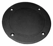 T-H Marine SDP-2-DP Screw Down Deck Plates, 8" - Black