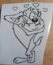 Taz Decal