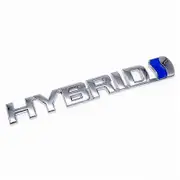 3 Styles Car Decoration for Toyota Prius Camry Crown Auris Rav4 3D HYBRID Car Logo Stickers Refitting Metal Emblem Badge Decal silver