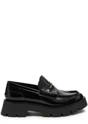 Alexander Wang Carter Lug Leather Loafers - Black - 38 (IT38 / UK5) 38 (IT38 / UK5)