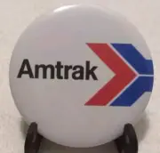 3" Button Badge Pin ~ AMTRAK ~ Button Pin Badge ~ NEW