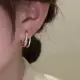 【Oni 歐妮】月光 -耳圈耳扣耳針穿式耳環耳釘耳骨環耳飾(1對入)